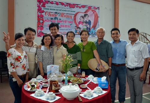 Công đoàn khối cơ quan Công ty Cổ phần cao su Tây Ninh tổ chức hội thi nấu ăn chào mừng ngày Gia đình Việt Nam