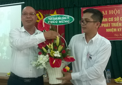 Đại hội CĐCS Công ty Cổ phần Xây dựng và Phát triển Đô thị Tây Ninh