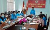 Chủ tịch LĐLĐ tỉnh Trần Lê Duy phát biểu kết luận hội nghị