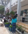 CĐCS Trường THPT Nguyễn Trãi tham gia cải tạo cảnh quang khuôn viên trường