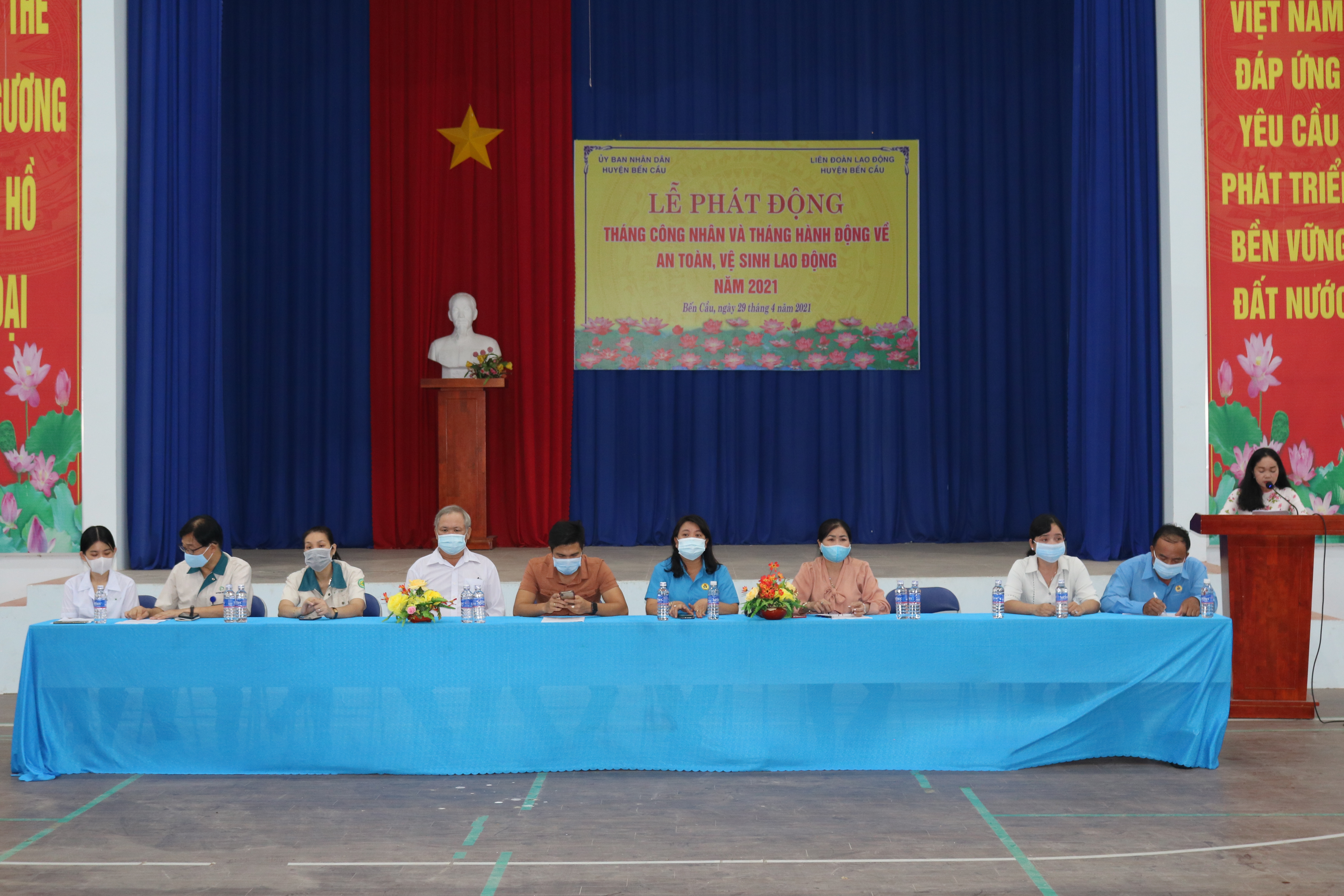 LĐLĐ huyện Bến Cầu tổ chức Lễ phát động “Tháng Công nhân” năm 2021