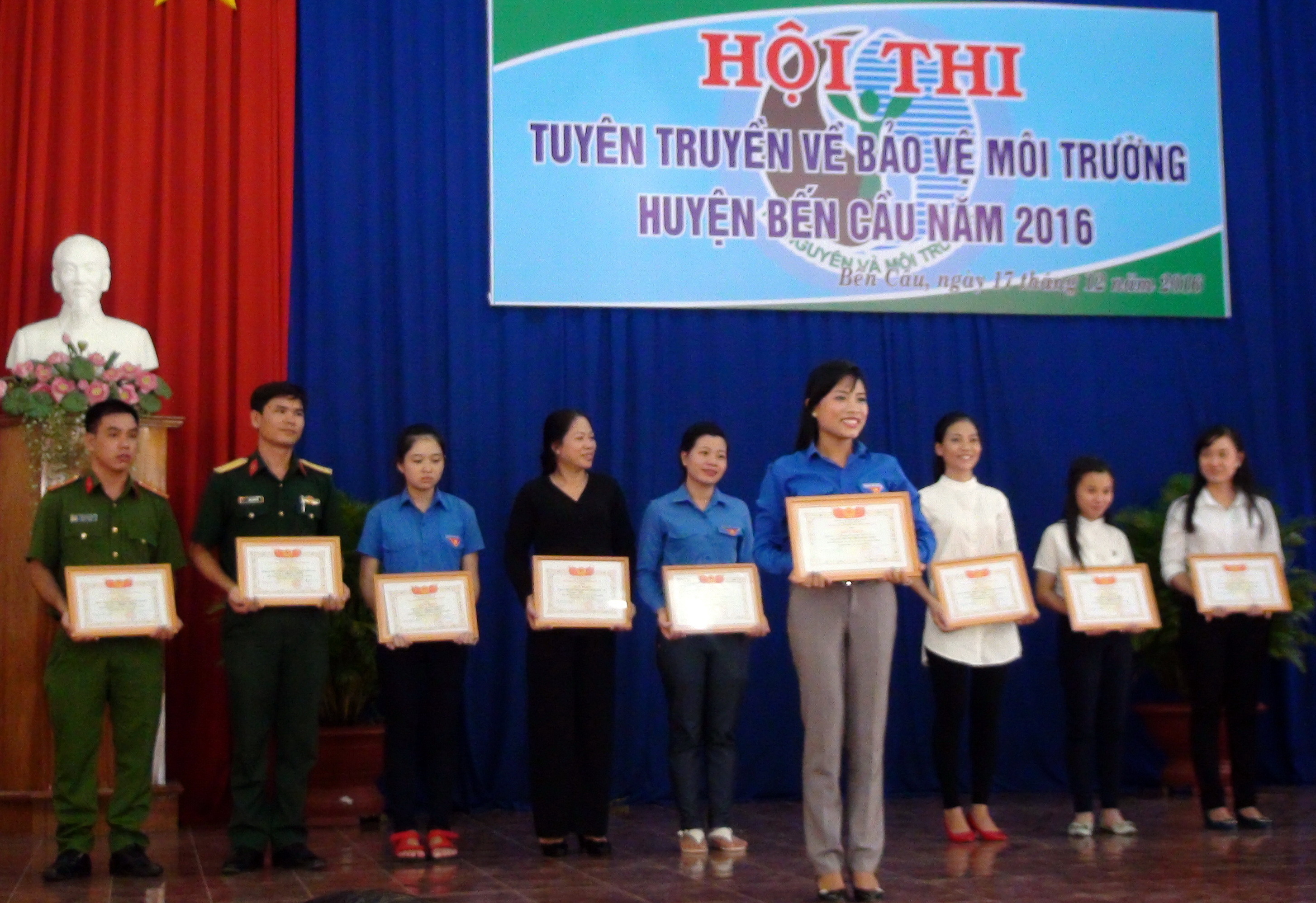 Hội thi Tuyên truyền về bảo vệ môi trường huyện Bến Cầu năm 2016