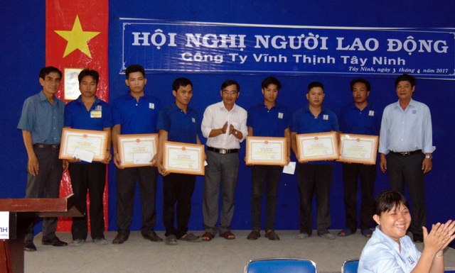 Hội nghị người lao động Cty TNHH Dây cáp điện Vĩnh Thịnh Tây Ninh năm 2017