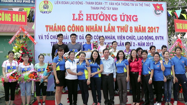 Thành phố Tây Ninh phát động hưởng ứng “Tháng Công nhân” năm 2017