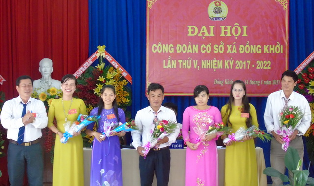 Đại hội CĐCS xã Đồng Khởi, huyện Châu Thành nhiệm kỳ 2017 – 2022