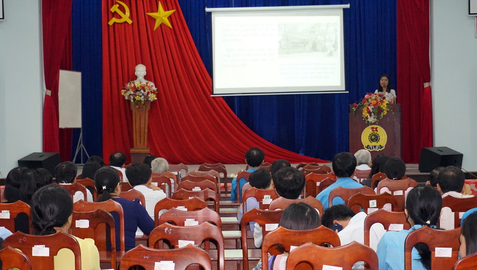 Hội nghị báo cáo viên công đoàn tháng 5/2018