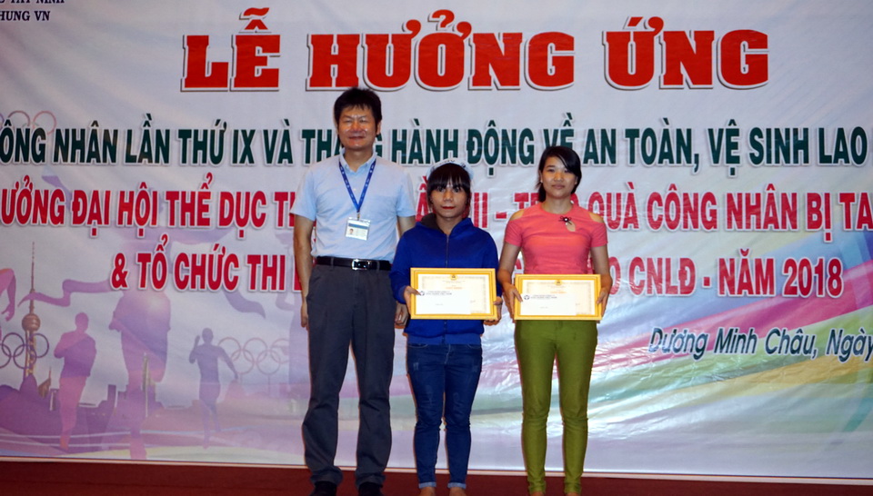 CĐCS Cty TNHH PouHung Việt Nam phát động hưởng ứng Tháng công nhân năm 2018