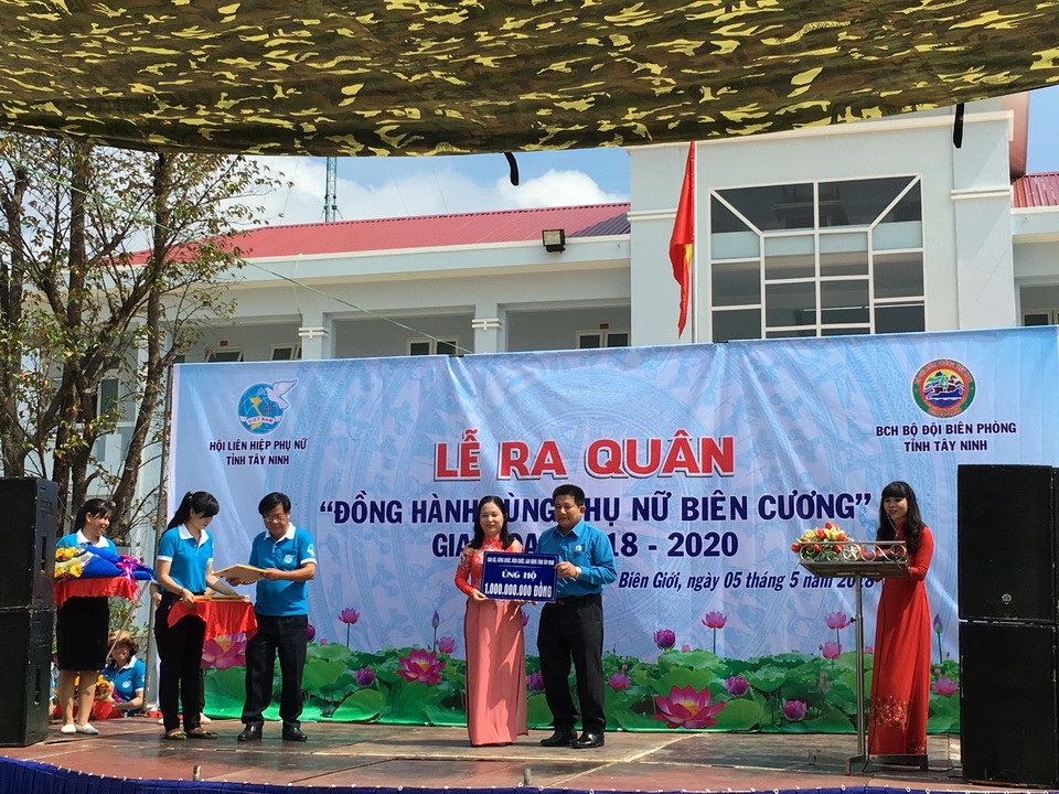 Lễ ra quân Chương trình đồng hành cùng phụ nữ biên cương