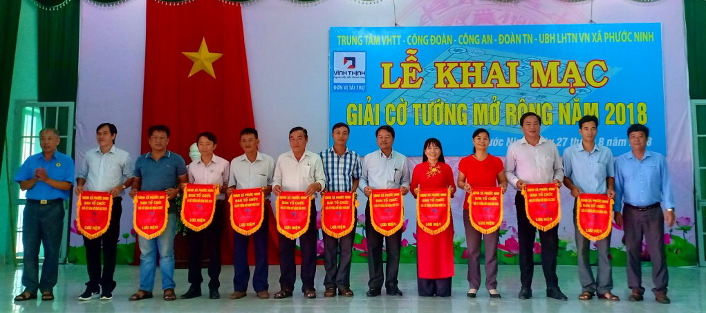 CĐCS xã Phước Ninh tổ chức giải Cờ tướng mở rộng năm 2018