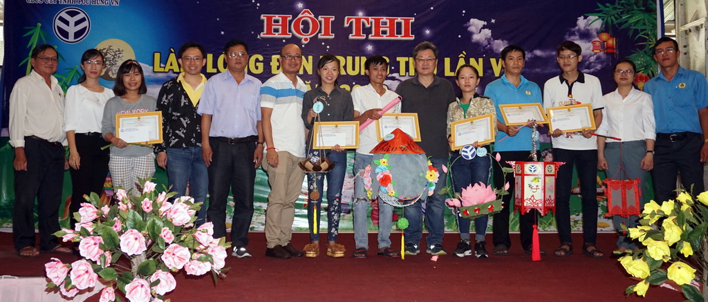 CĐCS Cty TNHH Pou Hung Việt Nam tổ chức Hội thi làm lồng đèn Trung thu năm 2018