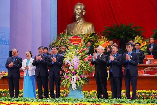 Tổng Bí thư Nguyễn Phú Trọng phát biểu chỉ đạo Đại hội XII CĐVN