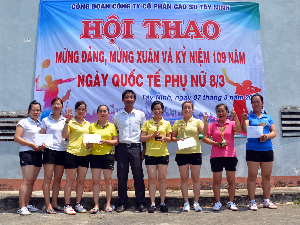 Hội thao CNVCLĐ Công ty CP Cao su Tây Ninh năm 2019