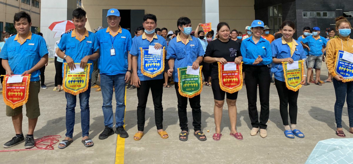 Hội thao công nhân lao động Công TNHH Dệt may Rise Sun Hồng Kông Việt Nam