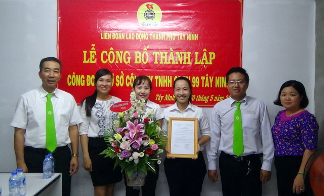 Thành lập CĐCS Công ty TNHH Open 99 Tây Ninh