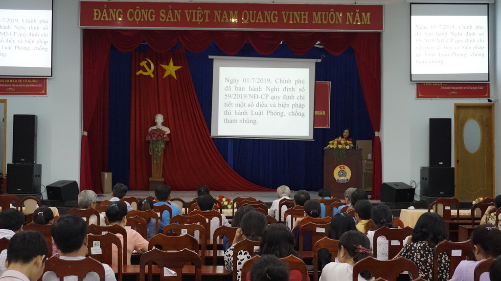 Hội nghị báo cáo viên công đoàn tháng 11/2019