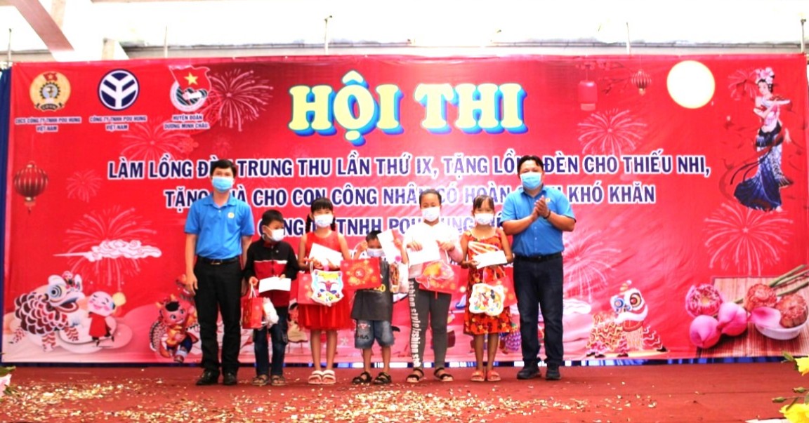Công đoàn cơ sở Công ty TNHH Pou Hung Việt Nam tổ chức Hội thi làm lồng đèn Tết Trung thu năm 2020