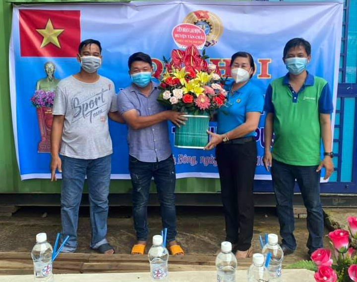 Tân Châu thành lập CĐCS Công ty TNHH Sapus   