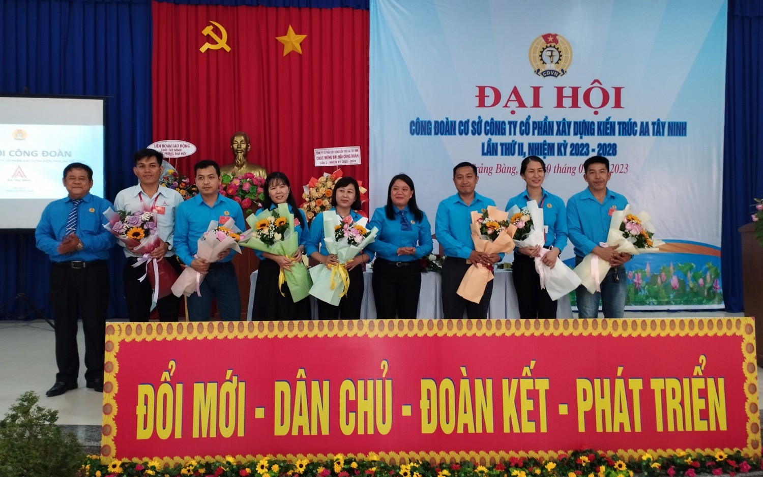 Đại hội CĐCS Cty Cổ phần Xây dựng Kiến trúc AA Tây Ninh nhiệm kỳ 2023 – 2028