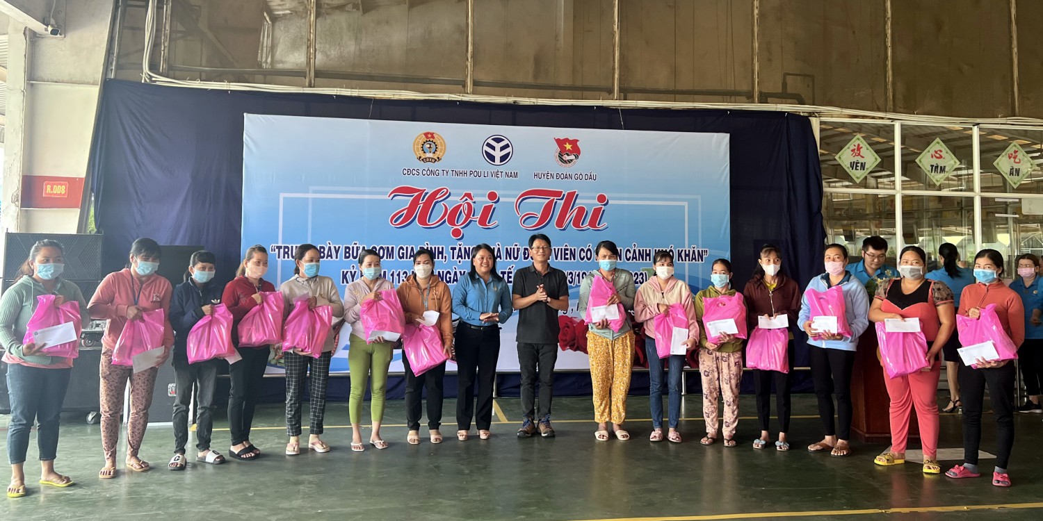 CĐCS Cty TNHH PouLi Việt Nam tổ chức Hội thi trình bày “Bữa cơm gia đình”