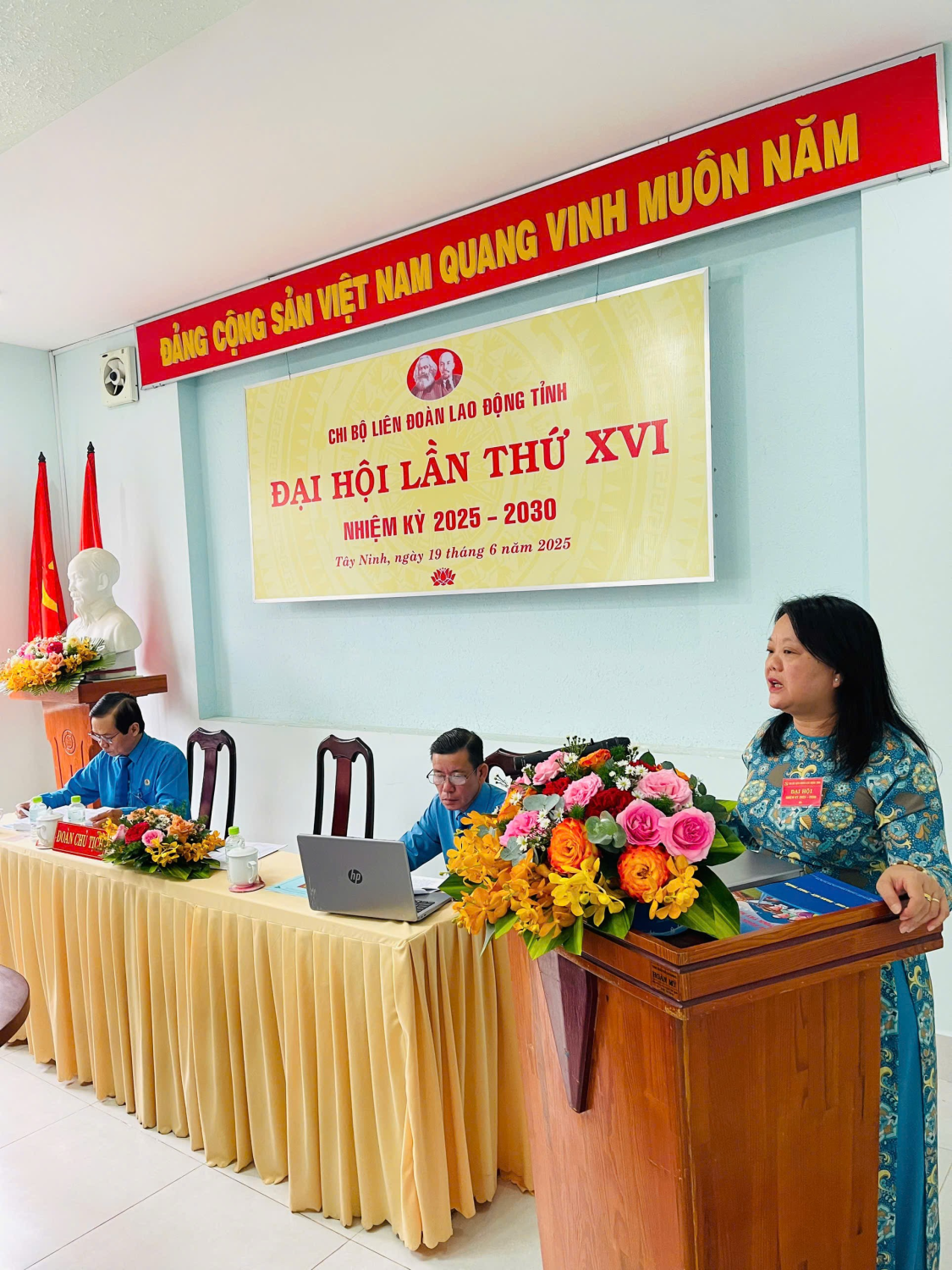 Chi bộ Liên đoàn Lao động tỉnh tổ chức thành công Đại hội nhiệm kỳ 2025-2030
