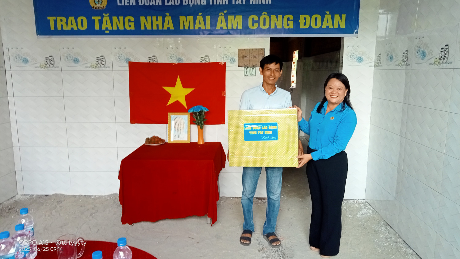 Trao Mái ấm Công đoàn cho đoàn viên Nguyễn Trúc Linh